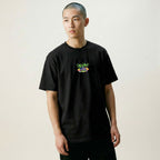 MOSSIMO WORLDWIDE T-SHIRT BLACK