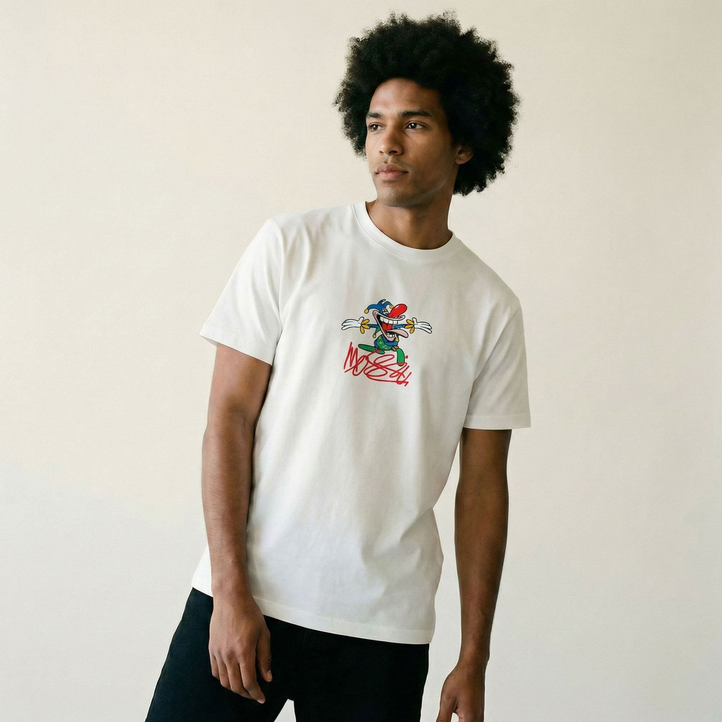 MOSSIMO JESTER T-SHIRT WHITE