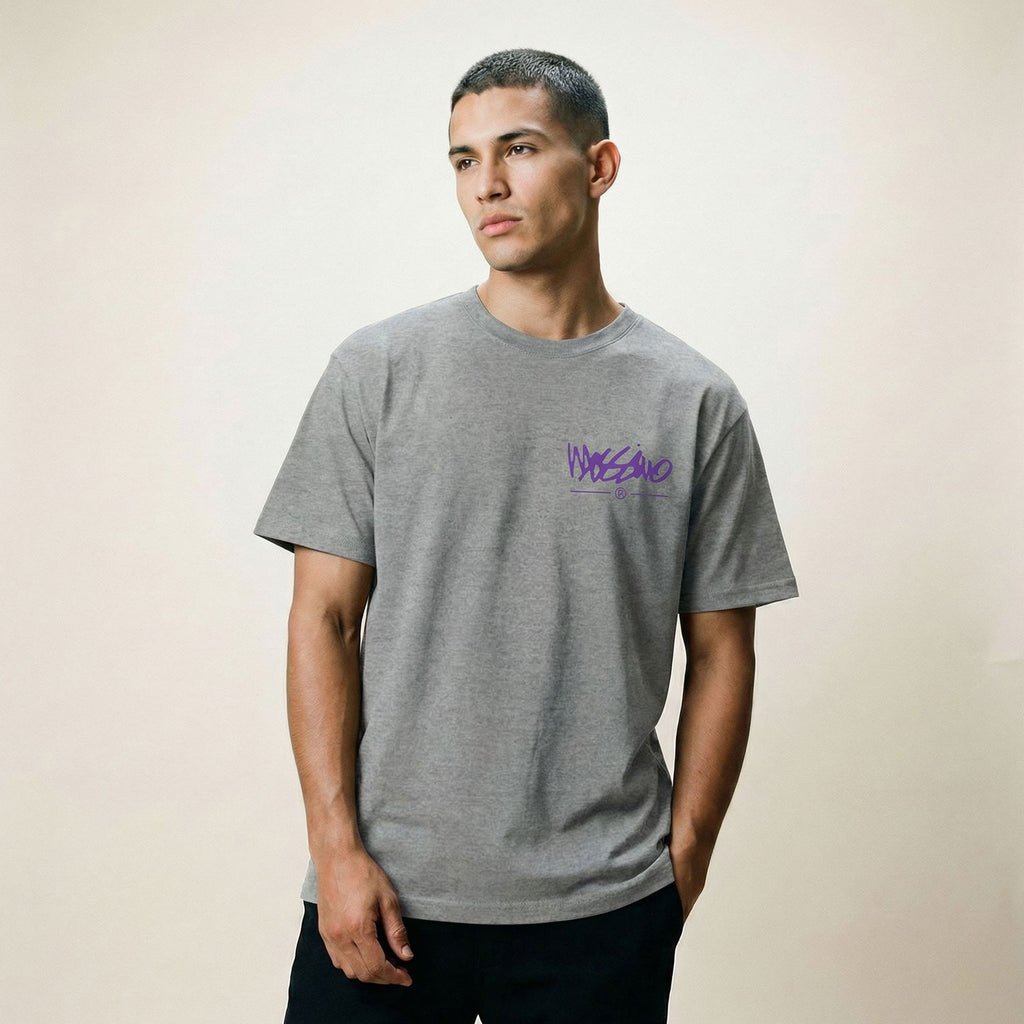MOSSIMO SIGNATURE T-SHIRT GREY MARL