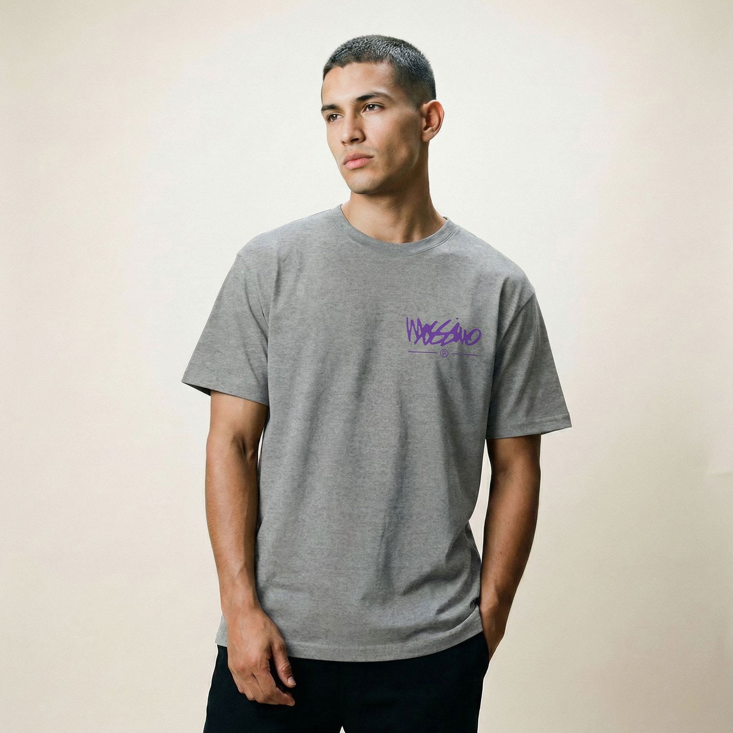 MOSSIMO SIGNATURE T-SHIRT GREY MARL