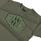 MOSSIMO BACK IN THE DAY T-SHIRT OLIVE
