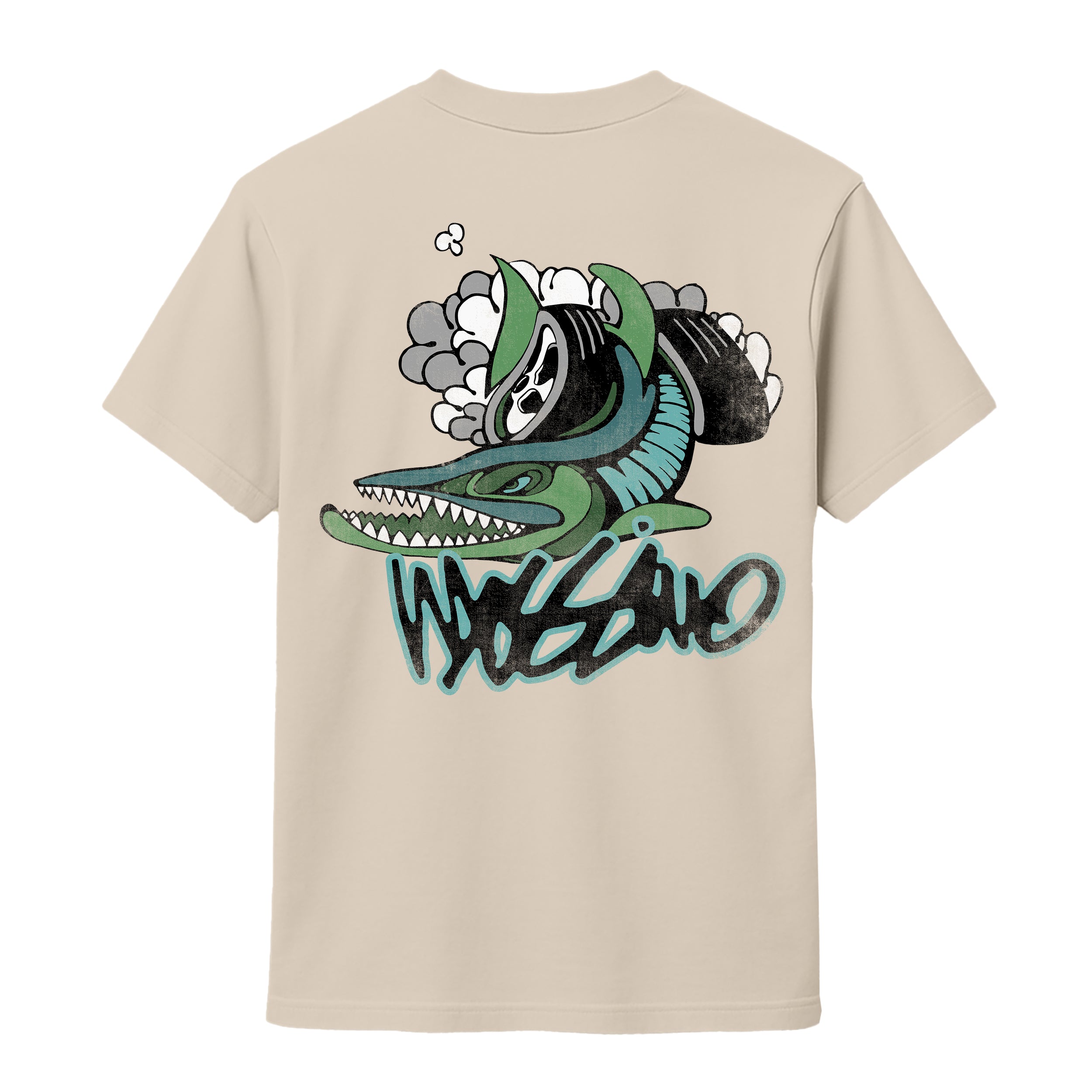 MOSSIMO FISHING TRIP T-SHIRT NATURAL