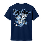 MOSSIMO HORSE RACE T-SHIRT NAVY