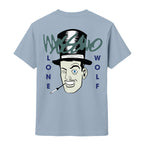 MOSSIMO LONE WOLF T-SHIRT MINERAL BLUE