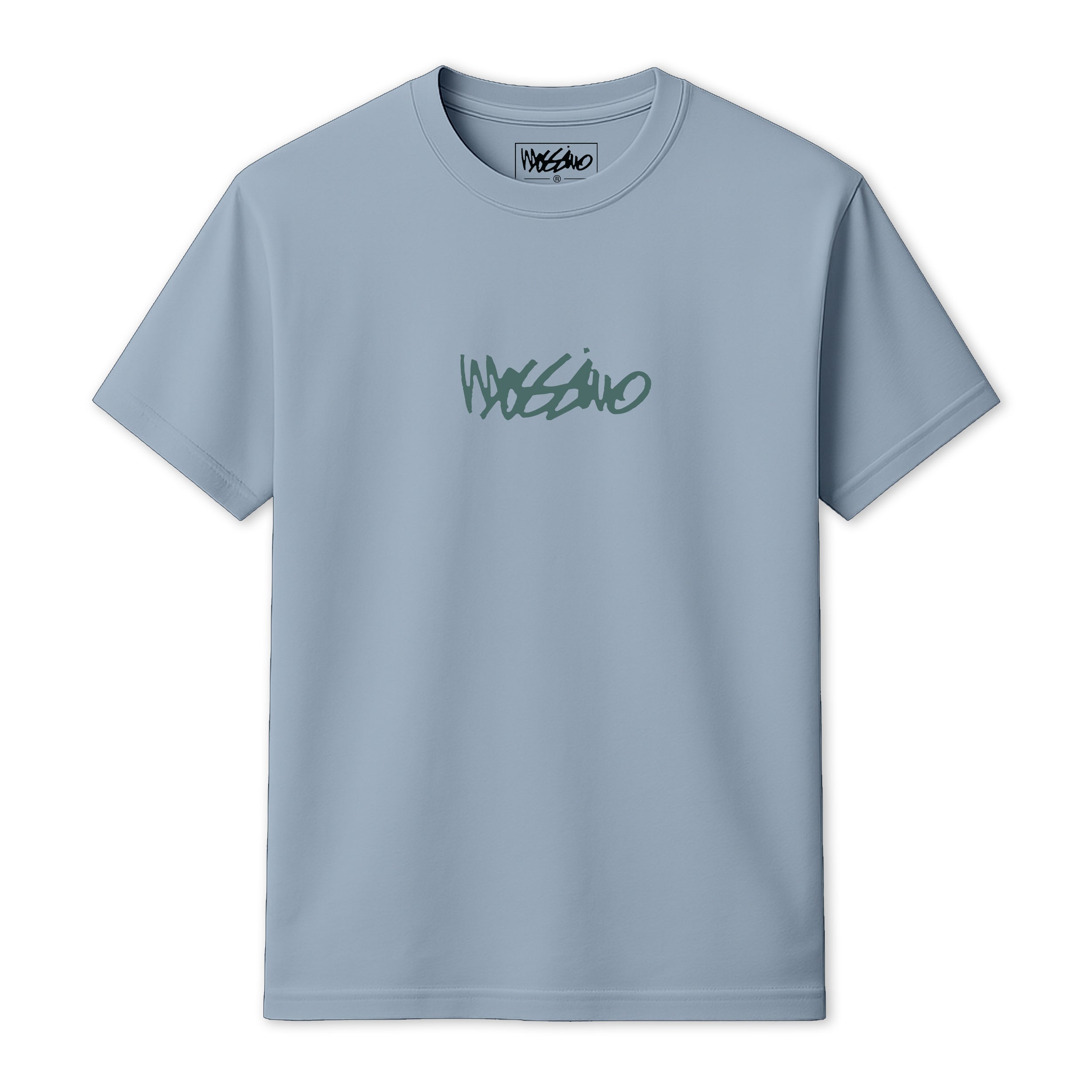 MOSSIMO LONE WOLF T-SHIRT MINERAL BLUE