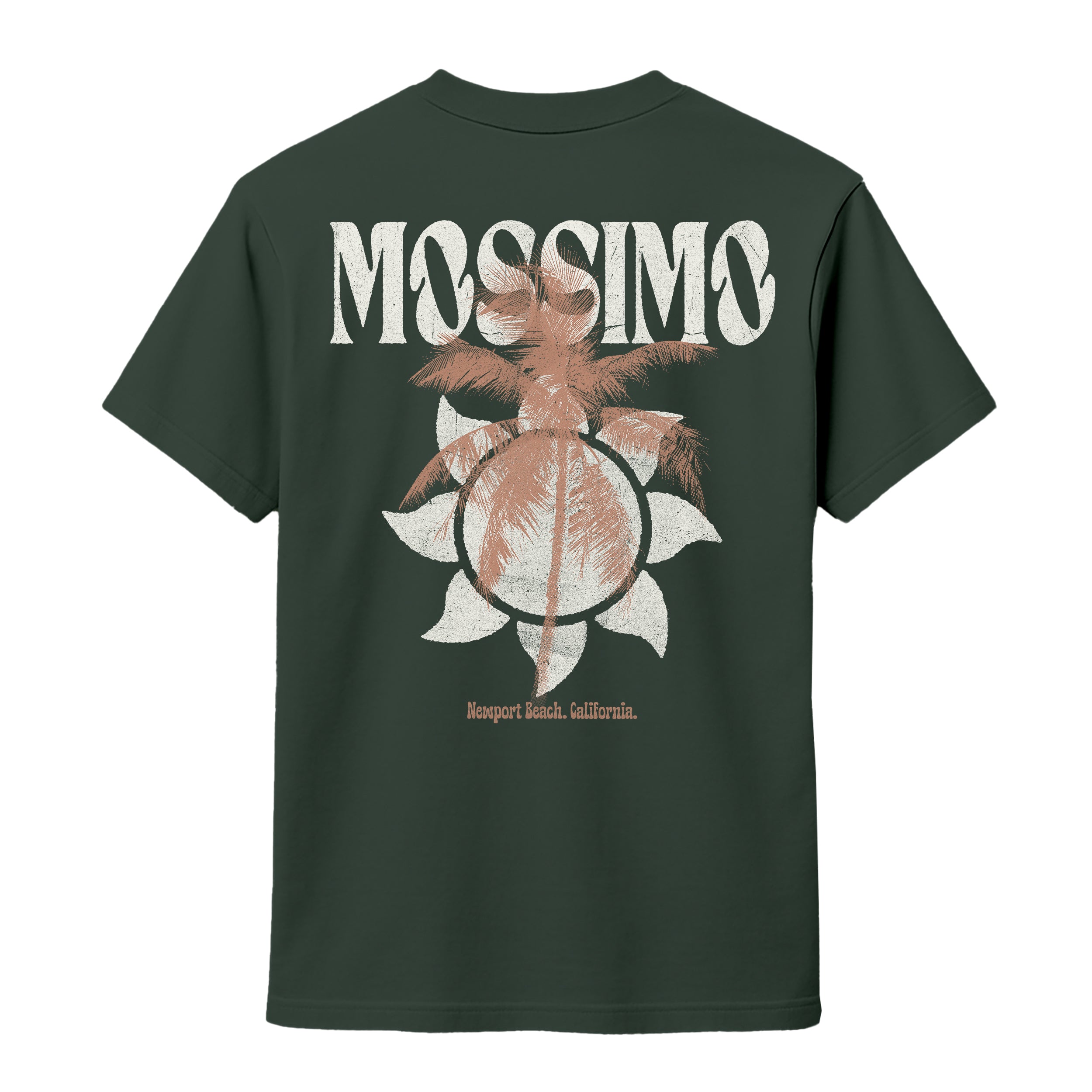 MOSSIMO NEWPORT BEACH T-SHIRT BOTTLE GREEN