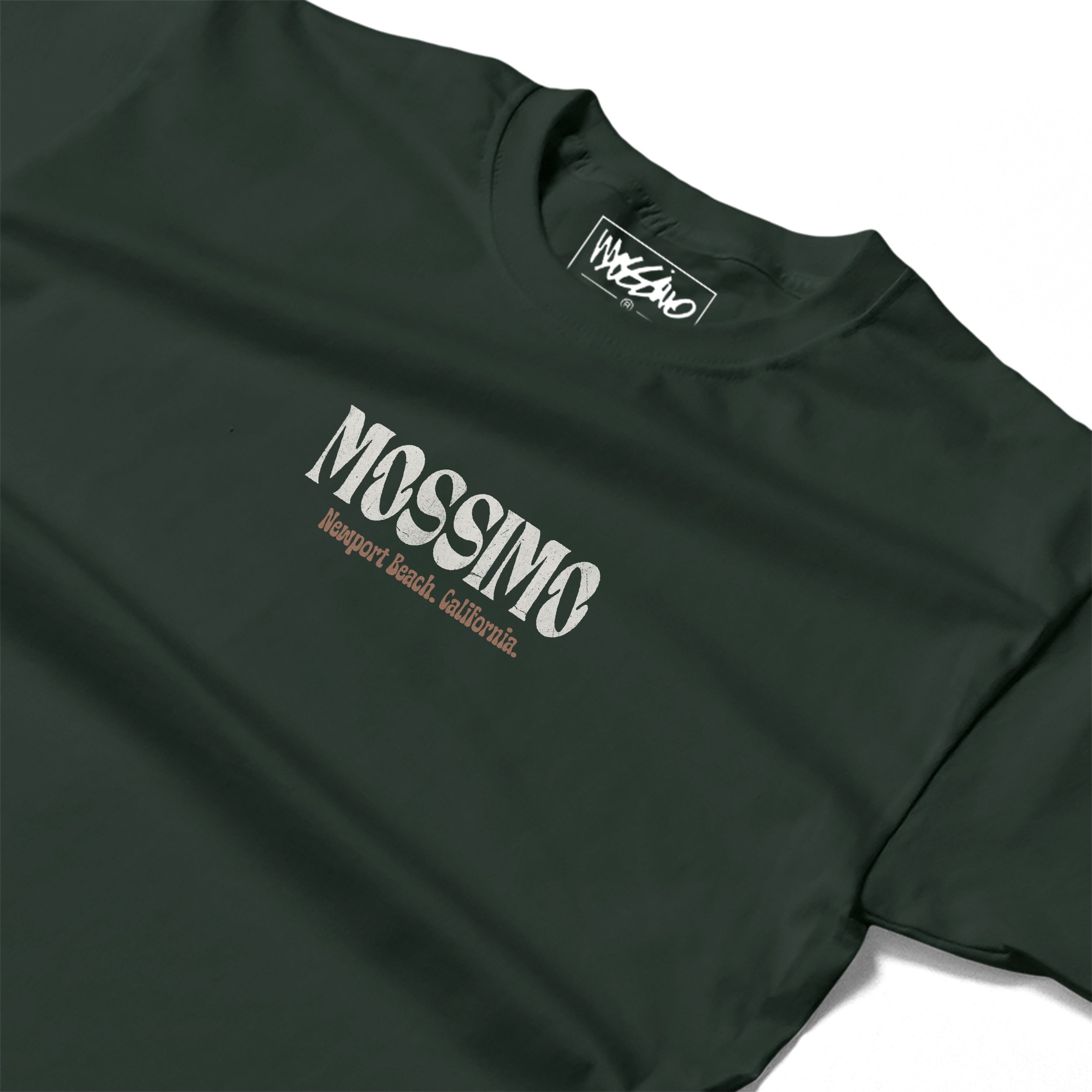 MOSSIMO NEWPORT BEACH T-SHIRT BOTTLE GREEN