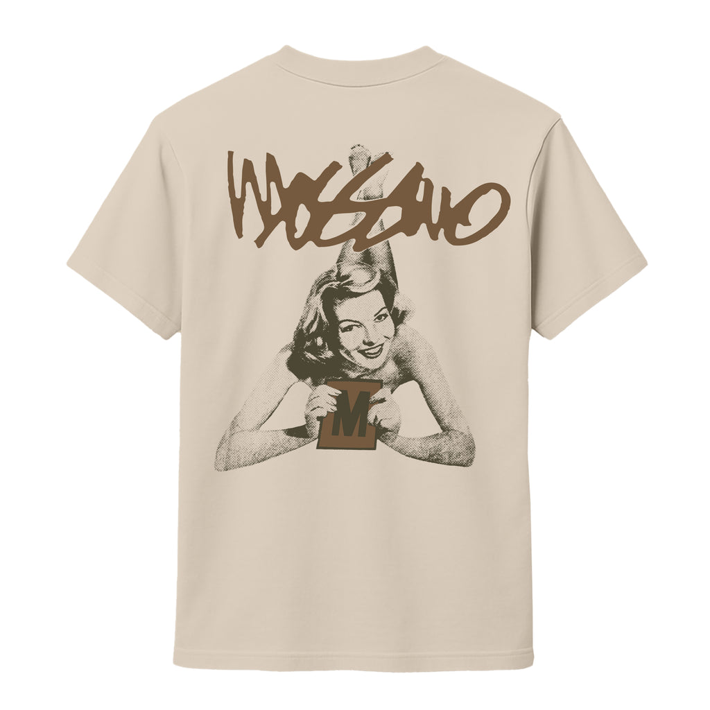 MOSSIMO PIN UP T-SHIRT NATURAL