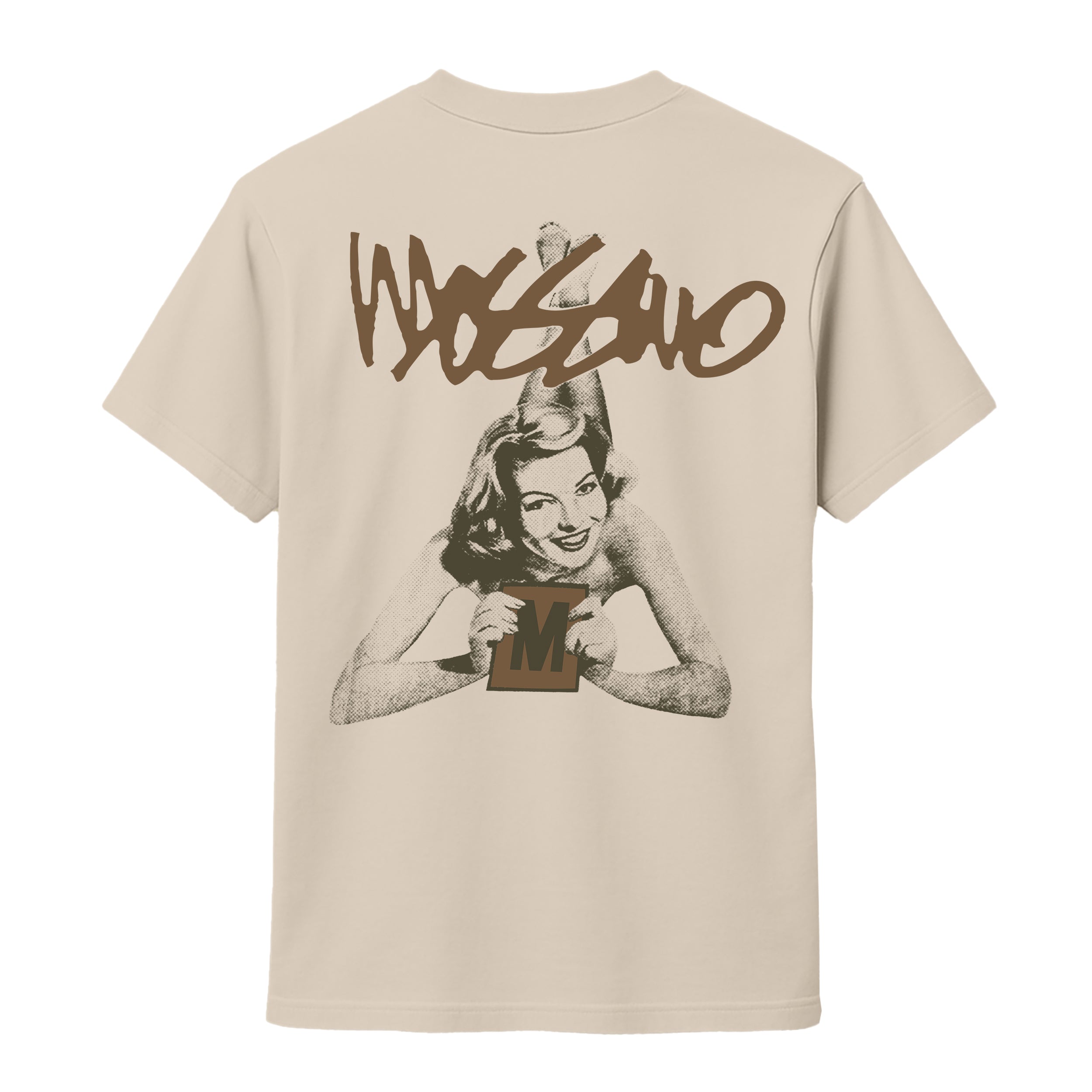 MOSSIMO PIN UP T-SHIRT NATURAL
