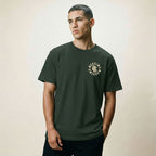 MOSSIMO STENCIL T-SHIRT BOTTLE GREEN