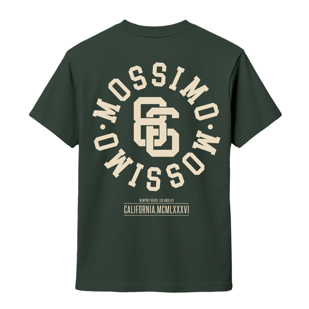 MOSSIMO STENCIL T-SHIRT BOTTLE GREEN