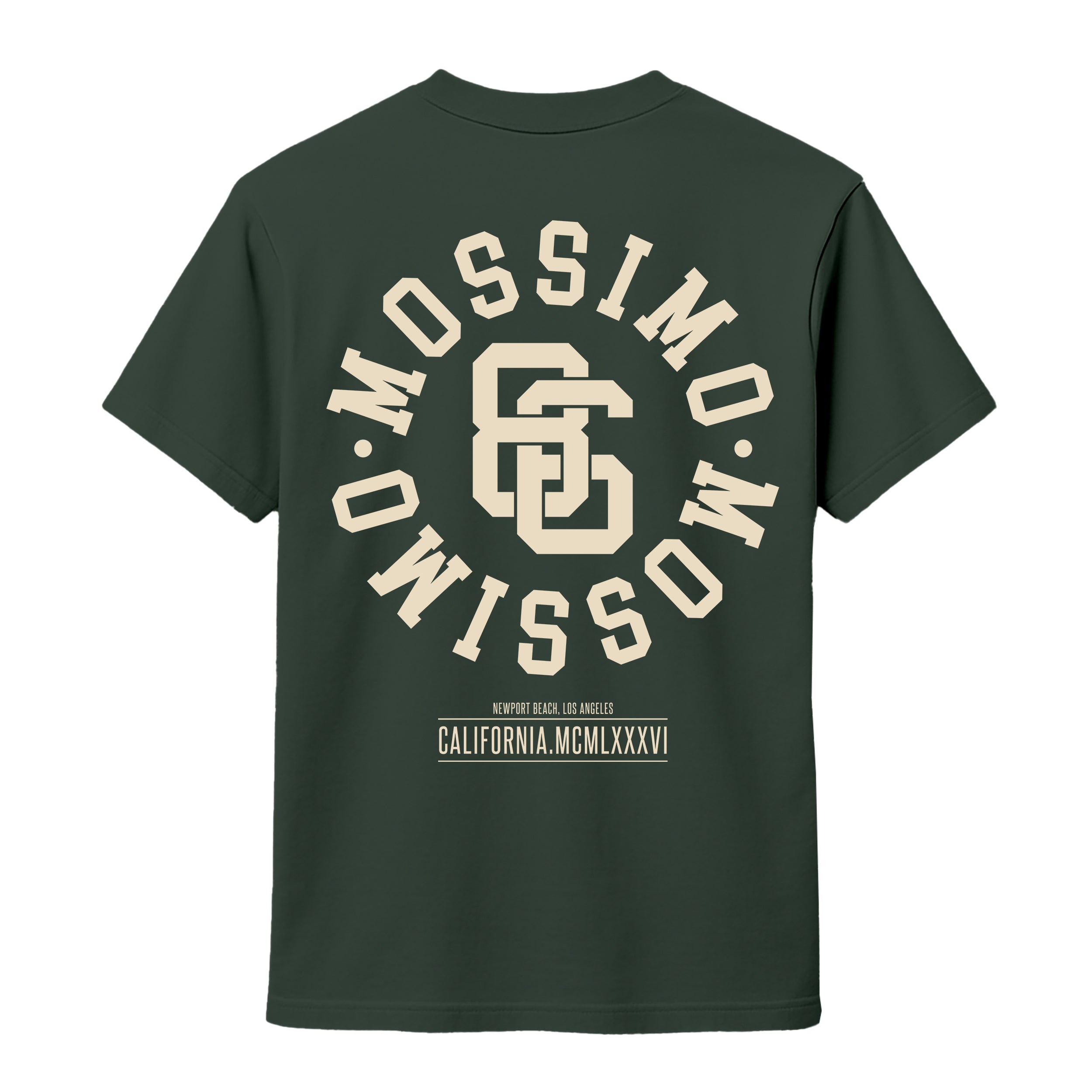 MOSSIMO STENCIL T-SHIRT BOTTLE GREEN