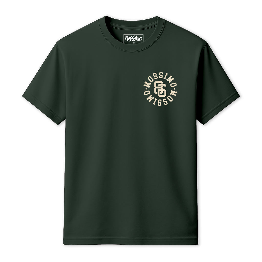 MOSSIMO STENCIL T-SHIRT BOTTLE GREEN