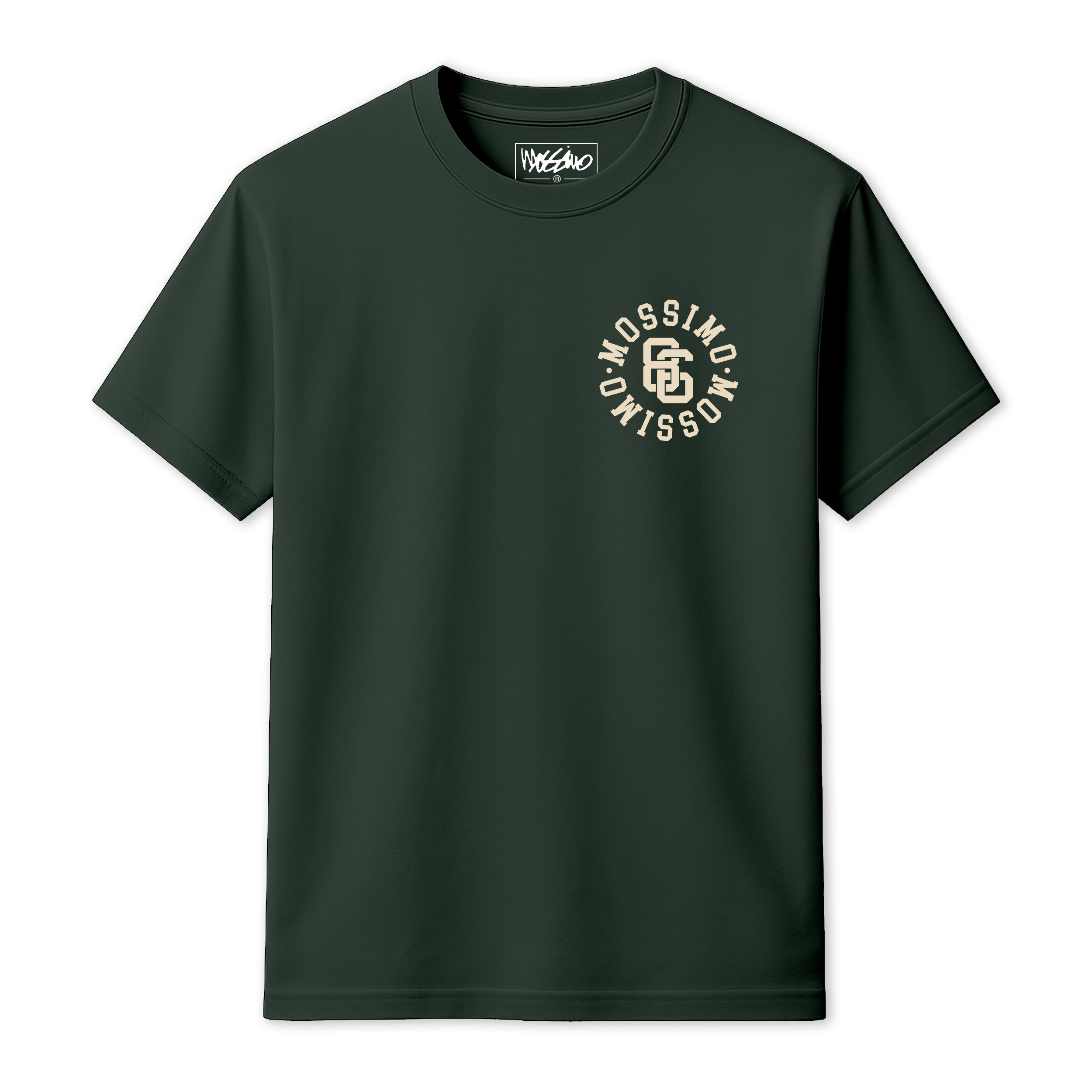 MOSSIMO STENCIL T-SHIRT BOTTLE GREEN