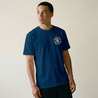 MOSSIMO STENCIL T-SHIRT MOUNTAIN BLUE