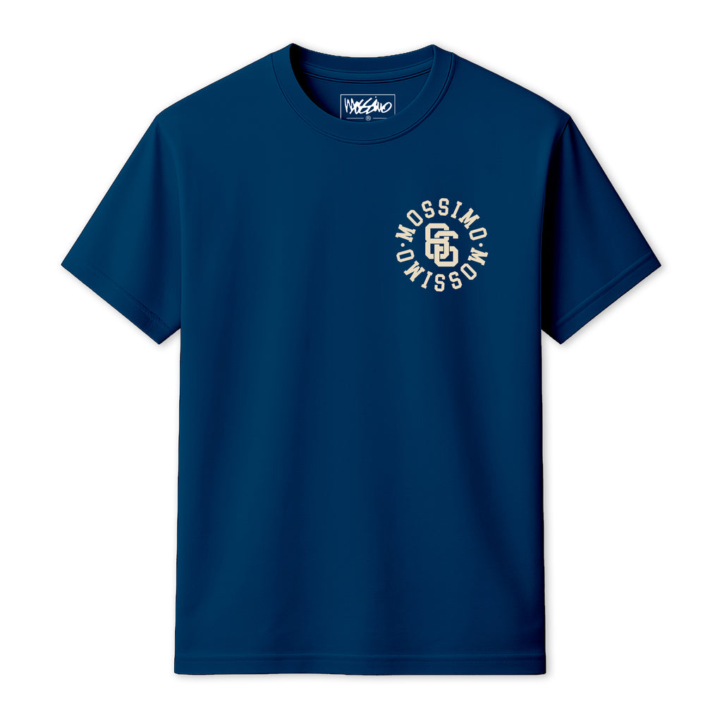 MOSSIMO STENCIL T-SHIRT MOUNTAIN BLUE