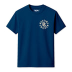 MOSSIMO STENCIL T-SHIRT MOUNTAIN BLUE