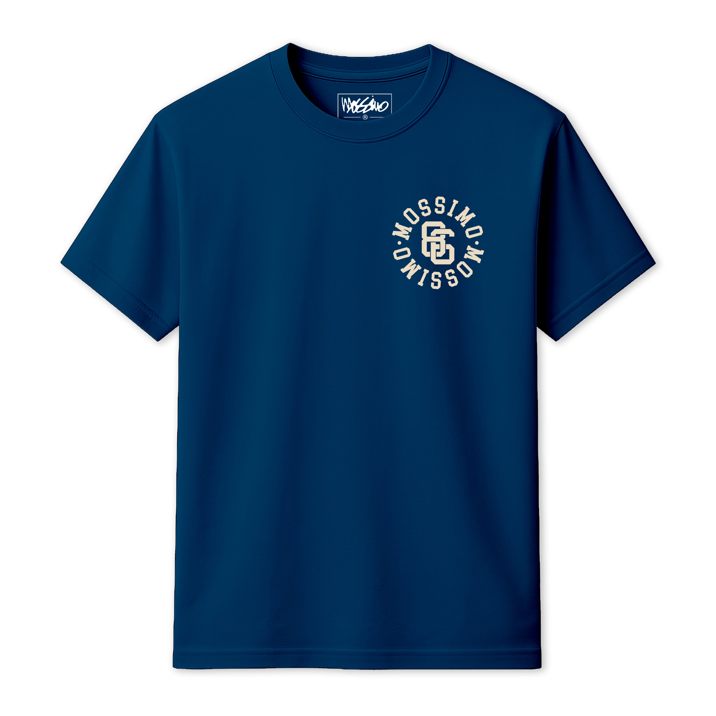 MOSSIMO STENCIL T-SHIRT MOUNTAIN BLUE